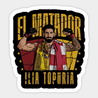 Ilia Topuria El Matador Sticker